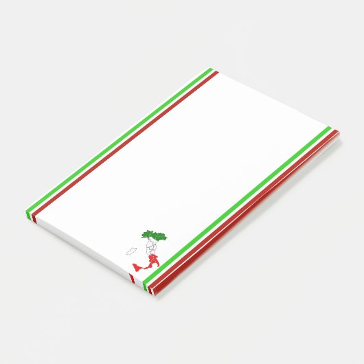 Italiaanse stremming post-it® notes (Schuin)