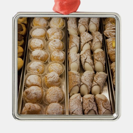 Italiaanse strepen metalen ornament (Voorkant)