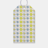 Italiaanse tegels met Lemons Wedding Cadeaulabel (Achterkant)