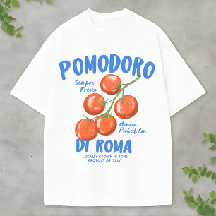 Italiaanse Tomaatliefhebber Pomodoro di Roma Vinta T-shirt