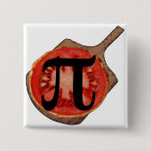Italiaanse Tomaten Pi Knop Vierkante Button 5,1 Cm (Voorkant)