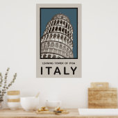 Italiaanse toren van Pisa Poster (Keuken)
