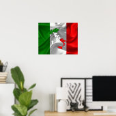 Italiaanse Tricolor Poster (Thuiskantoor)