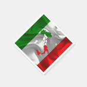 Italiaanse Tricolor Servetten (Hoek)