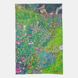 Italiaanse tuin, Gustav Klimt Theedoek