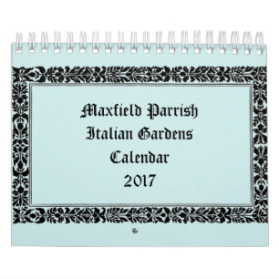 Italiaanse tuinen door Maxfield Parrish Kalender