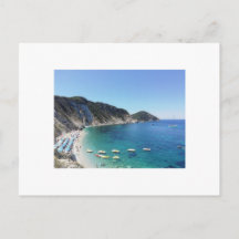 Italiaanse turkooizen baai - fotografische ansicht