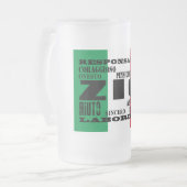 Italiaanse Uncles : Kwaliteit Matglas Bierpul (Voorkant links)