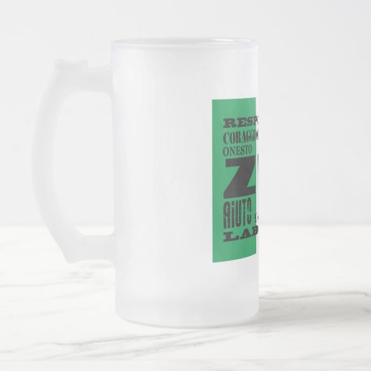 Italiaanse Uncles : Kwaliteit Matglas Bierpul (Links)