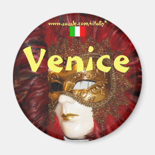 Italiaanse Venetië: coole magneetmaskers Magneet