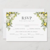 Italiaanse Villa Citroenen & Olijven bruiloft uitn Kaart (Voorkant)