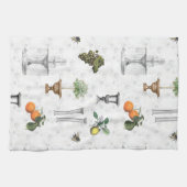 Italiaanse Villa Garden Kitchen Towel Theedoek (Horizontaal)