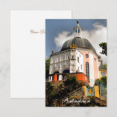 ITALIAANSE VILLAGE WALES INVITATIE (Voorkant / Achterkant)