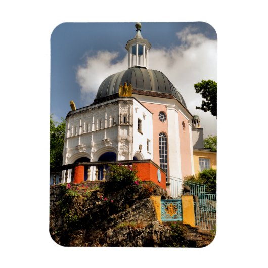 ITALIAANSE VILLAGE WALES MAGNEET (Verticaal)