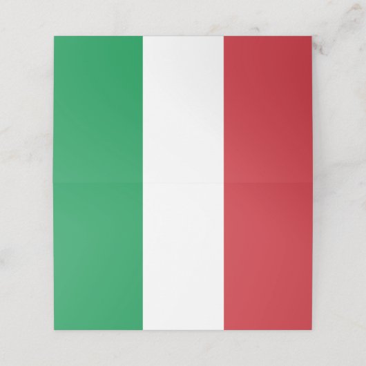 Italiaanse vlag (Buitenkant ongevouwen)