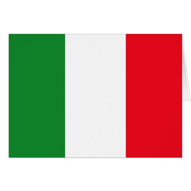 Italiaanse vlag (Voorkant Horizontaal)