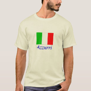 Italiaanse vlag "Azzurri" T-shirt