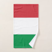 Italiaanse vlag bad handdoek (Handdoek)