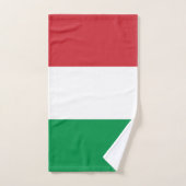 Italiaanse vlag bad handdoek (Handdoek)