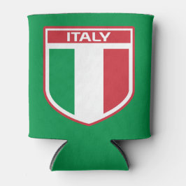 Italiaanse vlag/badge blikjeskoeler