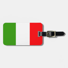 Italiaanse vlag bagagelabel