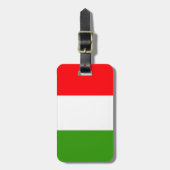 Italiaanse vlag bagagelabel (Voorkant verticaal)