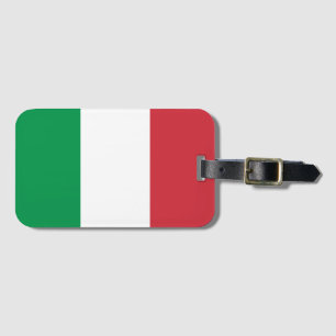 Italiaanse vlag bagagelabel