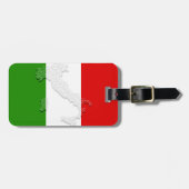 Italiaanse vlag bagagelabel (Voorkant horizontaal)