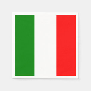 Italiaanse vlag Bandiera d'Italia Napkin Servetten