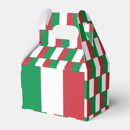Italiaanse vlag bedankdoosjes (Achterkant)