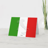 Italiaanse vlag bedankkaart (Achterkant)