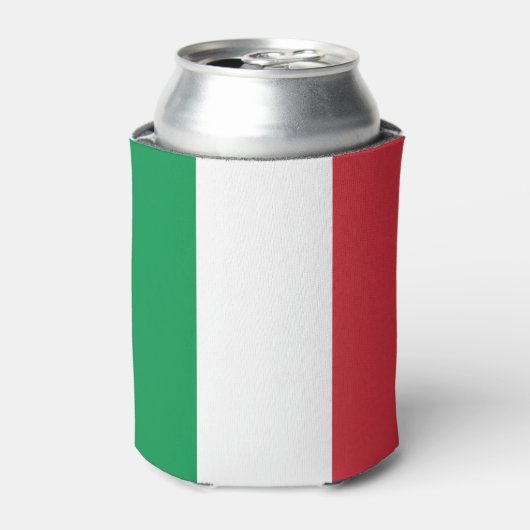 Italiaanse vlag blikjeskoeler (Blikje Voorkant)