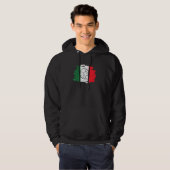 Italiaanse vlag Bocce Ball Design Bocce Ball Tourn Hoodie (Voorkant volledig)