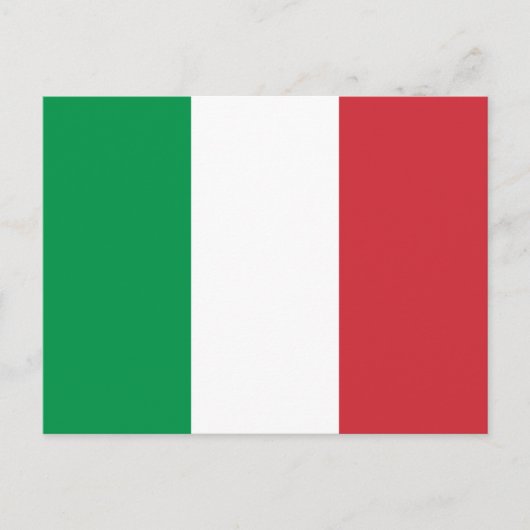 Italiaanse vlag briefkaart (Voorkant)