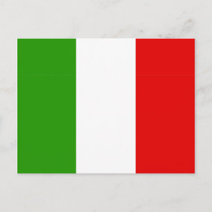 Italiaanse vlag briefkaart