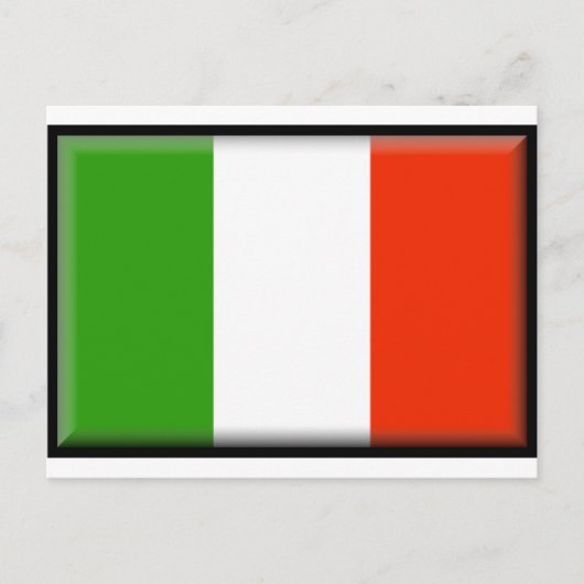 Italiaanse vlag briefkaart (Voorkant)