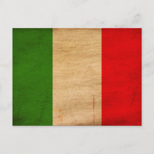 Italiaanse vlag briefkaart
