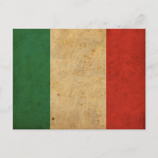Italiaanse vlag Briefkaart (Voorkant)