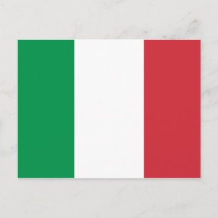 Italiaanse vlag briefkaart