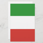 Italiaanse vlag briefpapier (Voorkant / Achterkant)