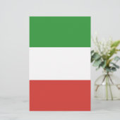 Italiaanse vlag briefpapier (Staand voorkant)