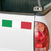 Italiaanse vlag bumpersticker (Op Truck)