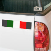 Italiaanse vlag bumpersticker (Op Truck)