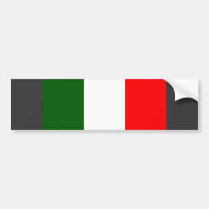 Italiaanse vlag bumpersticker