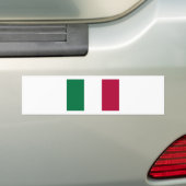 Italiaanse vlag bumpersticker (Op auto)