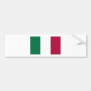 Italiaanse vlag bumpersticker