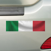 Italiaanse vlag Bumpersticker (Op auto)