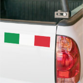 Italiaanse vlag bumpersticker (Op Truck)