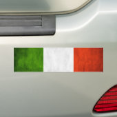 Italiaanse vlag Bumpersticker (Op auto)