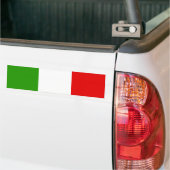 Italiaanse vlag bumpersticker (Op Truck)